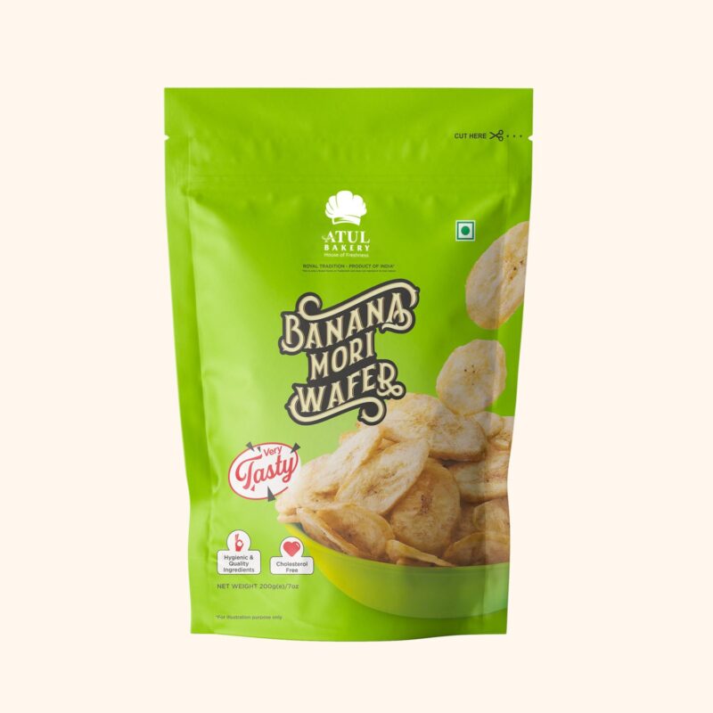 Banana Mori Wafer 200gm