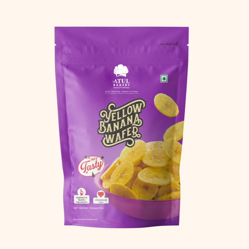 Yellow Banana Wafer 200gm